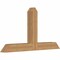 Ekena Millwork Portland Timber Gable Bracket, Western Red Cedar, 60"W x 32"H x 5 1/2"D x 5 1/2"F, 13/12 Pitch GBW060X32X0606POR00SWR - alternate 4